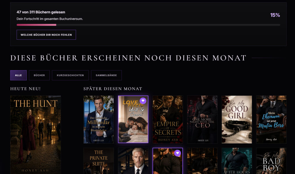 Monatsübersicht